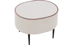 Goossens nachtkastje venus beige stof - 8250163-{merk}-proefmodel-proefmodel-01